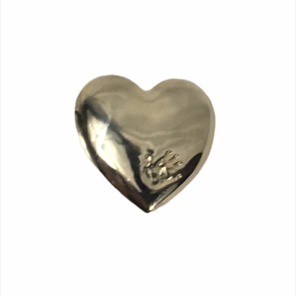 The Variety Club Heart with Baby Hand Brooch, Gold - Picture 1 of 3